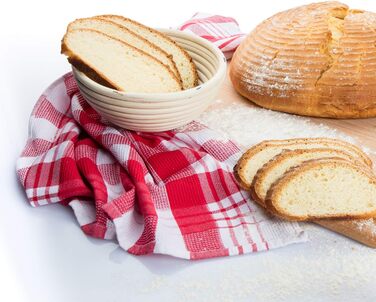 Кошик для вистоювання Westmark, для тіста для хліба 1500-2000 г, овальний, довжина приблизно 40 см, ротангова тростина, світло-бежева, 32022270 (одинарна, Ø 20,5 см)