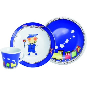Набір дитячого посуду 3 предмета Kiddie Tableware Adventure Express Kahla