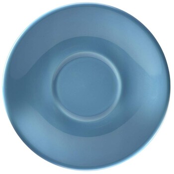 Блюдце 13,5 см, голубое, Color Tea, GenWare