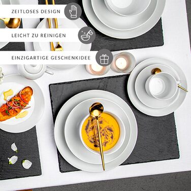 Кавовий набір 12 шт. на 6 персон, порцеляна, білий Sänger