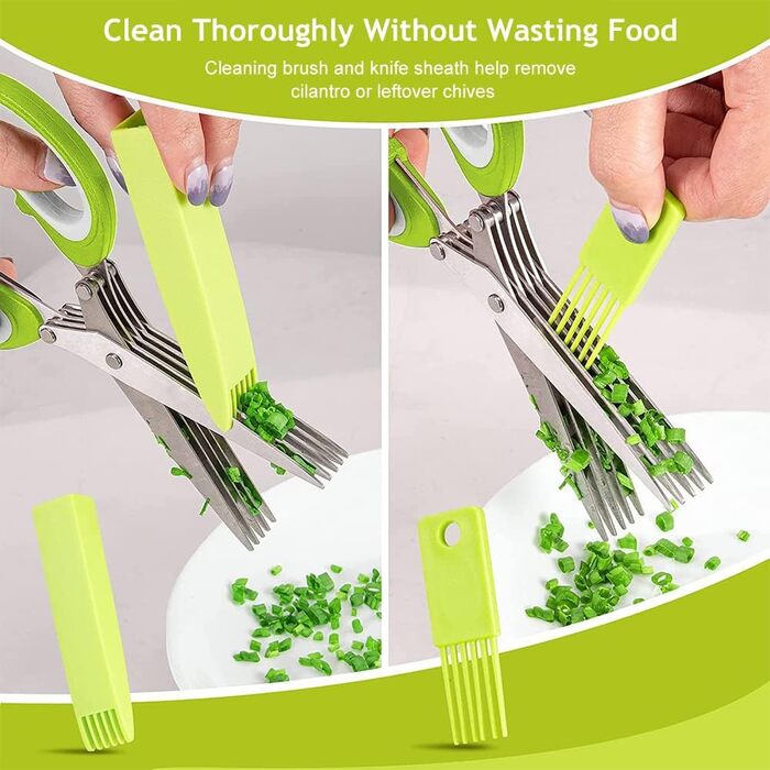 Кухонні ножиці з нержавіючої сталі з 5 лезами Butyeak