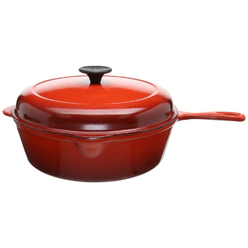Гусятница / жаровня з довгою ручкою 27 см, вишневий Le Creuset
