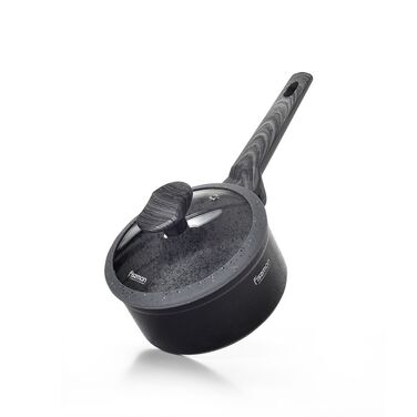 Ківш Fissman CHARM STONE 16x7,8 см 1400 мл зі скляною кришкою (5024)