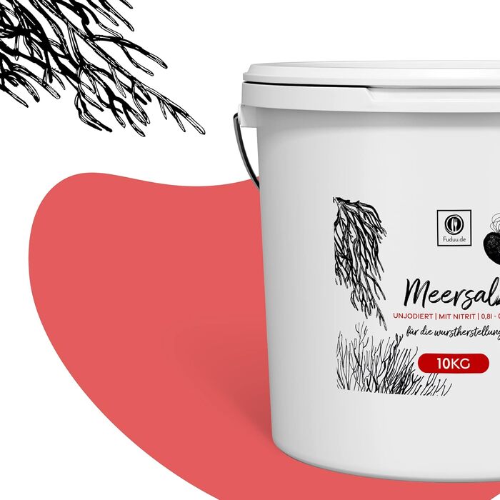 Нітритна сіль з морською сіллю 10 кг Fuduu.de