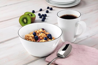 Набір посуду для сніданку із 18 предметів Black Line Lido Seltmann Weiden