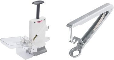 Кісточка для вишні та сливи Westmark, комбінована кісточка, висота 23 см, алюміній/нержавіюча сталь/пластик, 40202260 (Steinomat, пучок із вишневою кісточкою сріблястий)