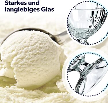 Набор креманок для мороженого 6 шт. 300 мл KADAX