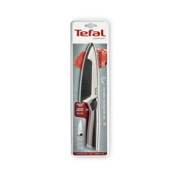 Tefal Ніж шеф-кухаря з чохлом Comfort 15 см (K2213144)