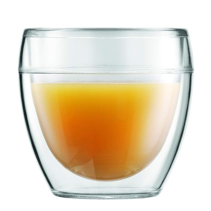 Набір склянок з подвійними стінками, 0,09 л, 6 предметів, Pavina Bodum