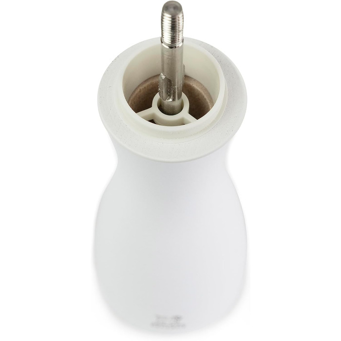 Мельница для перца Мельница для соли Таити 15 см Duo Перец Кристаллическая соль - Классическая регулировка помола - Изготовлен из древесины, сертифицированной PEFC - Французское ноу-хау - Черный и матовый белый Перец/Соль Белый/Черный Набор мельниц