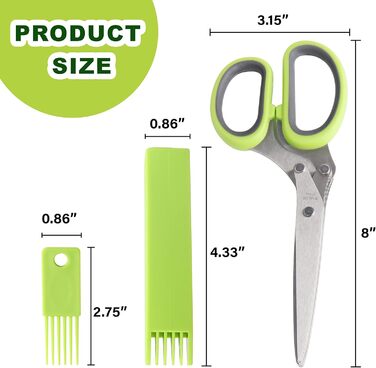 Кухонные ножницы с 5 лезвиями LUVCOSY