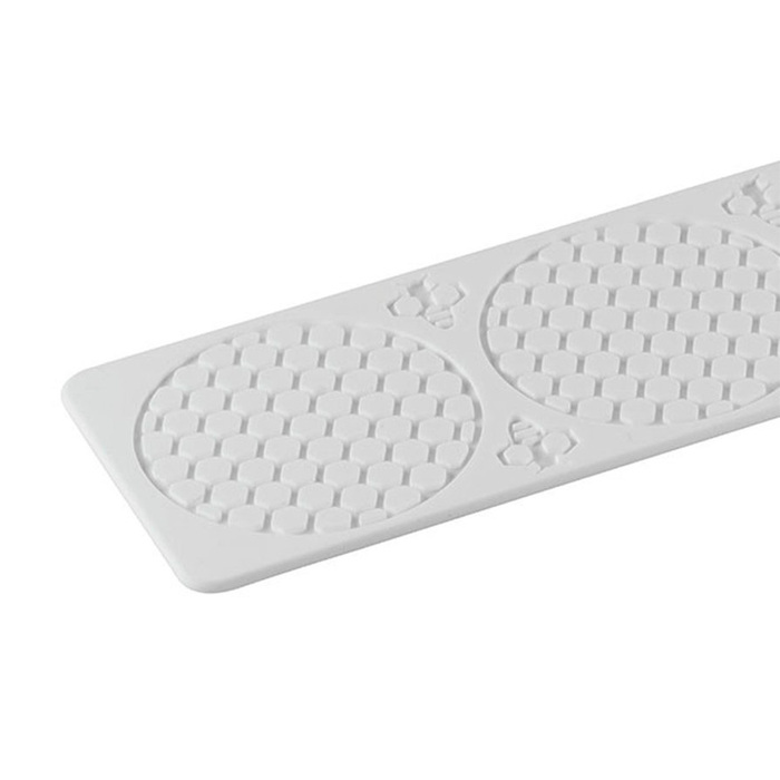 ALVEOLE 3 Силіконовий килимок 'медові соти' Ø75 h2мм + 21x17,75 мм (5x3мл+8x0,5мл = 19мл), форма 400