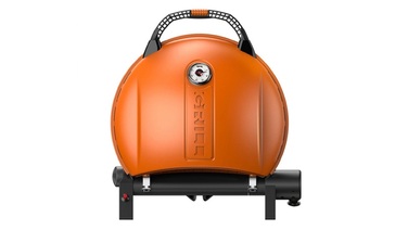 КОМПЛЕКТ Портативний переносний газовий гриль O-GRILL 900, помаранчевий + шланг в подарунок! Код: 011684