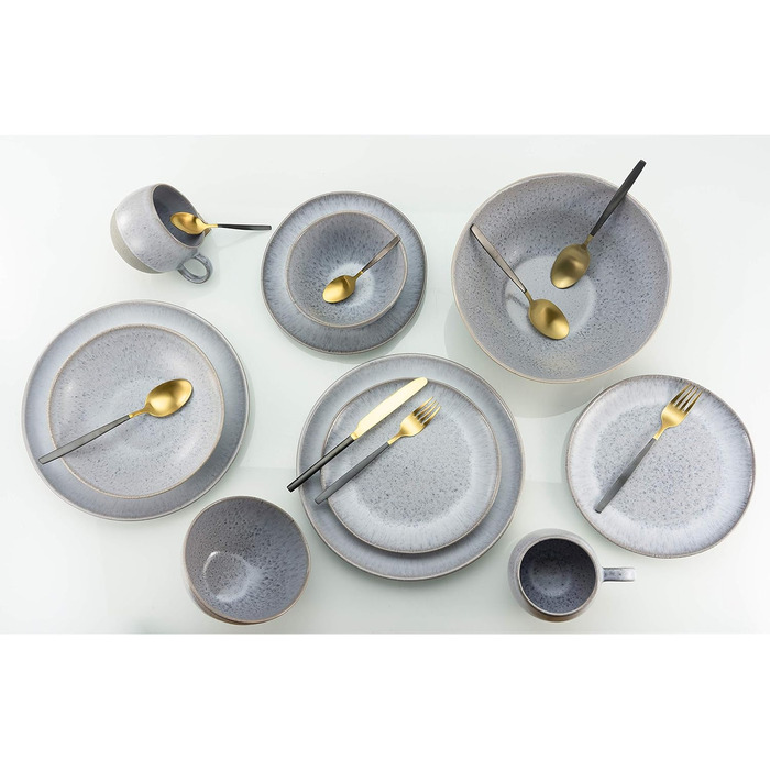 Набір посуду на 4 персони, 16 предметів, Loft Stone Creatable