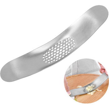 Часникодавка-гойдалка з нержавіючої сталі 19 x 4 см GATIHOK