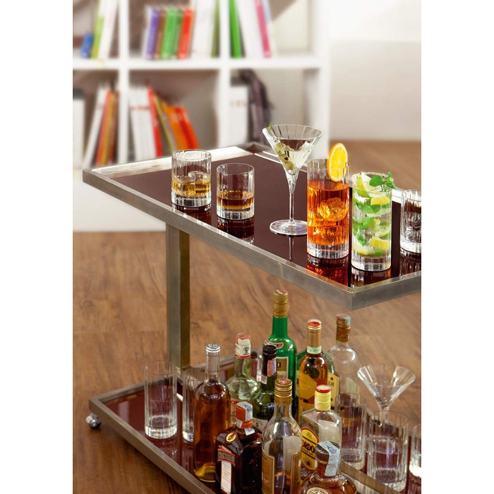 Коробка Луїджі Борміолі 7540470 Баха з 6 Зайдель низької форми, кришталево прозора 7,5 x 7,5 x 9 см