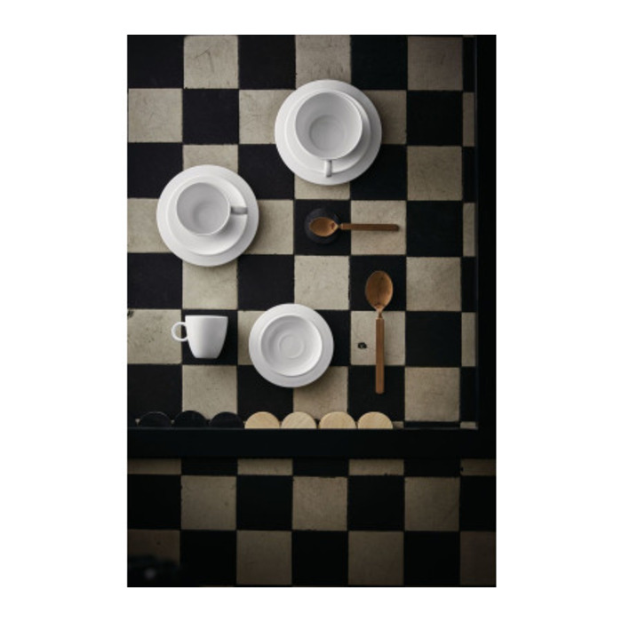 Кавова пара біла 4 предмета Bavero Alessi