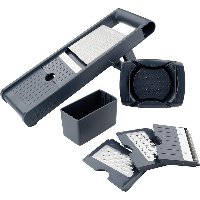 Овочерізка, 6 предметів, включає 4 вставки та контейнер для зберігання Fackelmann