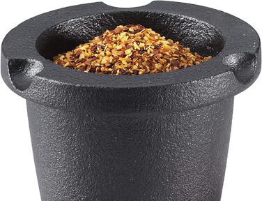 Тертка чавунна чорна (8см (в упаковці 2 шт. и), одномісна), 076080