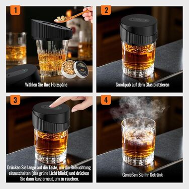 Набір для копчення коктейлів, 7 предметів Zilchx