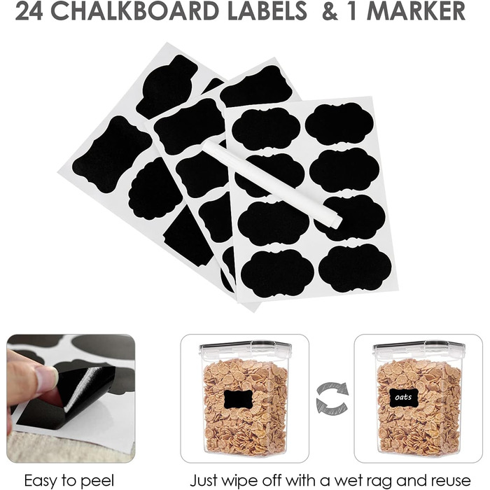 Набор емкостей для хранения 24 предмета Vialex