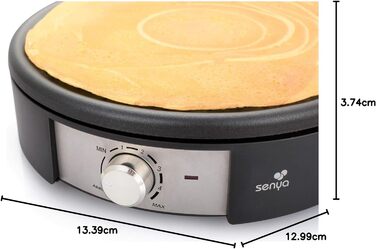 Блинница электрическая 2-в-1, 30 см Senya