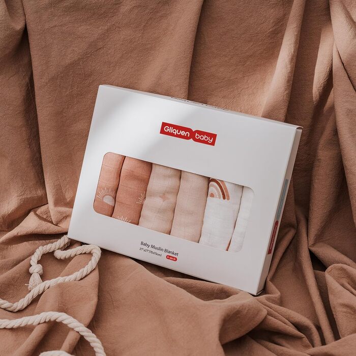 Набір із 6 рушників для дітей 70 х 70 см GLLQUEN BABY