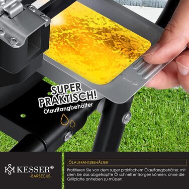 Электрический гриль 2 в 1 2400 Вт KESSER