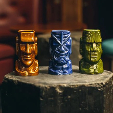 Стакан Тики 500 мл, зеленый, Moko, Tiki Tropical, Urbanbar (Урбанбар)