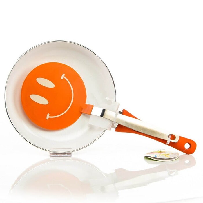 Сковорода для жарки Fissman SIMPATICO 24 см с лопаткой (4530)