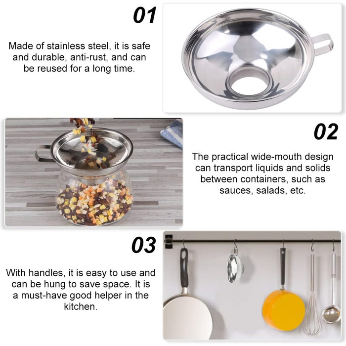 Набор для консервации, 3 предмета, серебристый/красный WENRERO