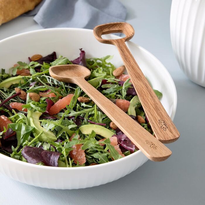 Лопатки для салатов деревянные, набор 2 предмета Hammershøi Kähler
