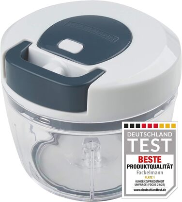 Мульти-подрібнювач зі шківом, прозорий контейнер для збирання продуктів з кришкою Fackelmann