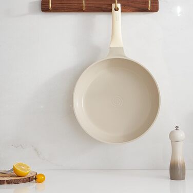 Сковорода 28 см з кришкою, керамічне покриття Redchef