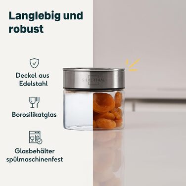Банка для зберігання з кришкою 400 мл SILBERTHAL