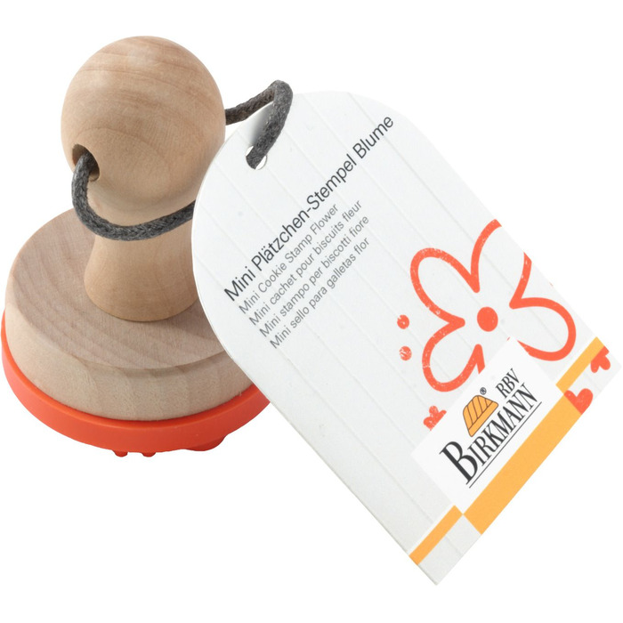 Штамп для печива у вигляді квітів маленький, 5 см, Be Happy Smile RBV Birkmann