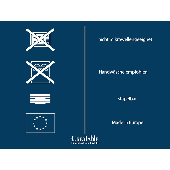 Набір посуду 12 предметів, з порцеляни Maria Theresia Gold Creatable