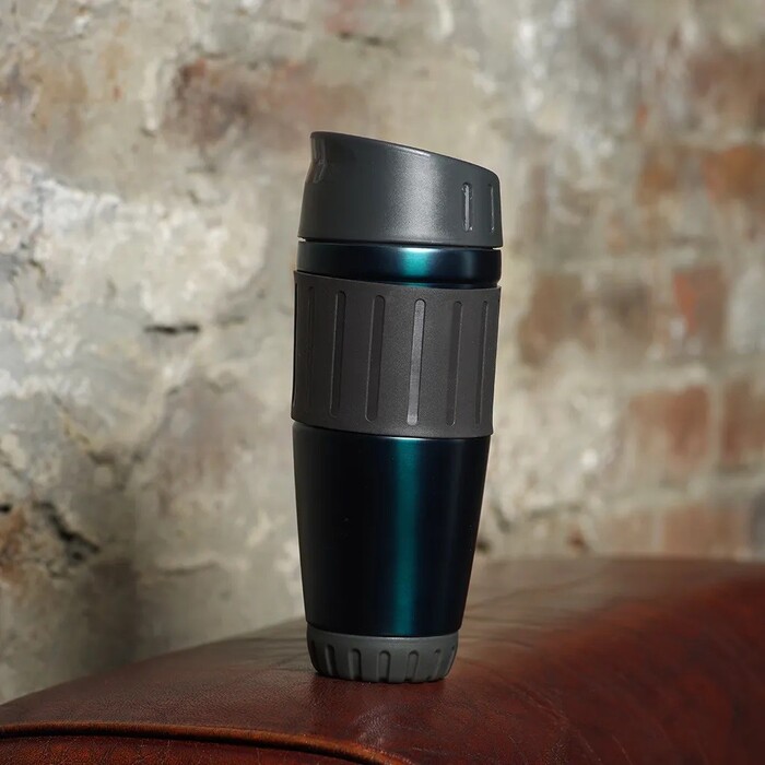 Термокружка Fissman 500 мл зеленая нержавеющая сталь (9826)