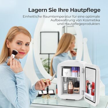 Мини-холодильник 4 л, белый YASHE