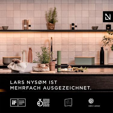 Млин для солі та перцю, набір 2 предмети, чорний онікс Vialex