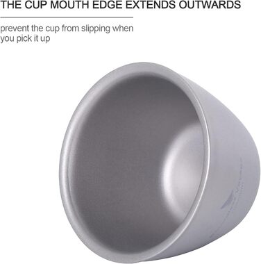 Чашка з подвійними стінками для кемпінгу, 2 шт. и 2 x 40 мл. Boundless Voyage