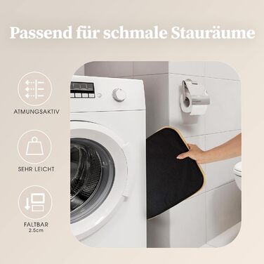 Корзина для хранения HENNEZ Корзины, совместимые с IKEA KALLAX Полка - Корзина для хранения дров Маленький антрацит - Ящик для хранения Полка Корзина для хранения - Бумажный ящик Войлочная корзина Складная корзина для белья (40 л, черная)