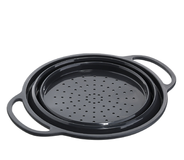 Дуршлаг складной черный Kuchenprofi