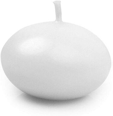 Плаваючі свічки 50 шт. плаваючі свічки Ø 40 мм (рожеве золото) (білі)