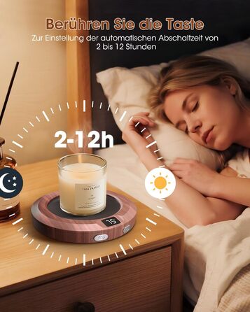 Подогреватель чашек до 75C, 3 уровня температуры MXMZHXU