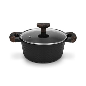 Каструля зі скляною кришкою 20 см 2,4 л Evolution Fissman