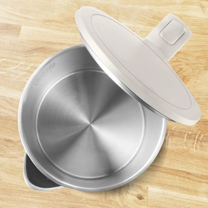 Tefal Електрочайник Thermo Protect, 1.5л, пластик, нержавіюча сталь, бежевий