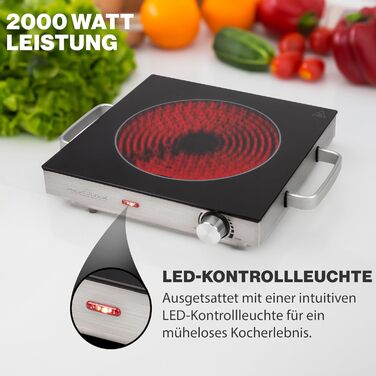 Плита настольная электрическая 2000 Вт PC-EKP 1210 ProfiCook