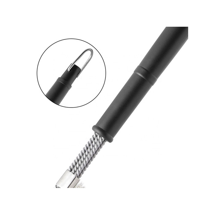 Щетка для гриля трехрядная 2в1 (щетка+скребок) GRILLI 777455 Код: 013097