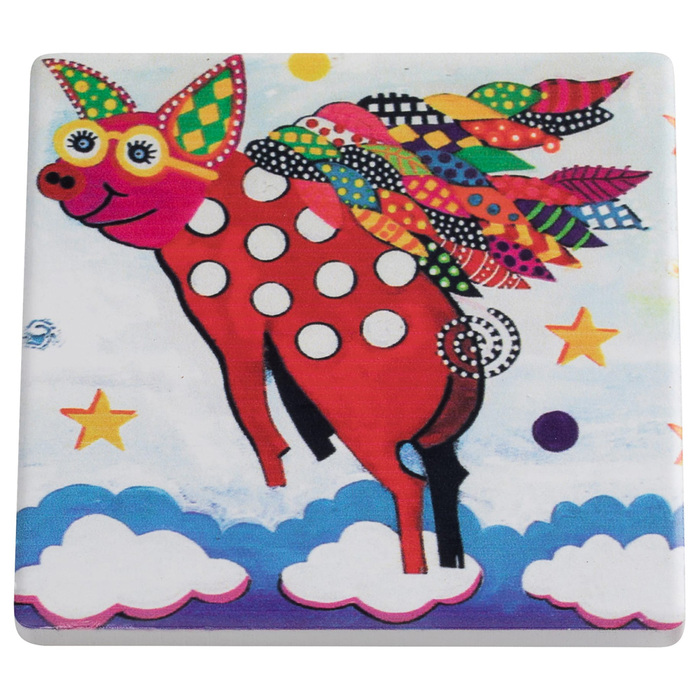 Подставка под кружку Maxwell Williams Pigasus SMILE, керамика, 9,5 х 9,5 см